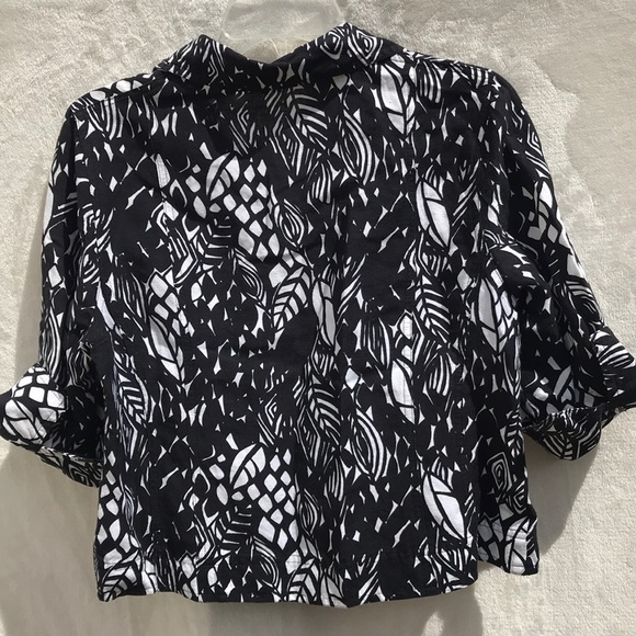 East 5Th Black 3/4 Sleeve blazer MP - Picture 2 of 8